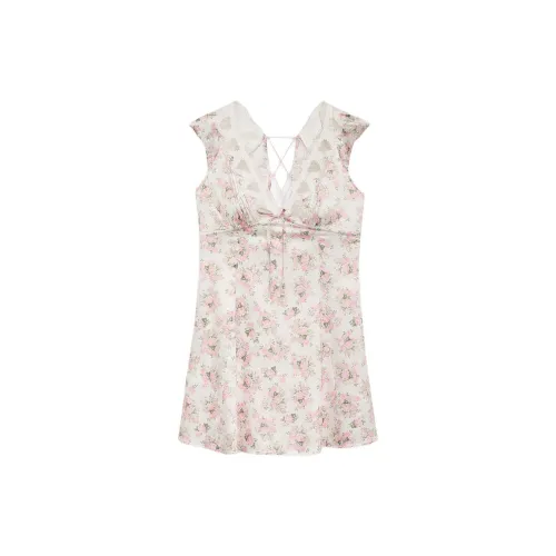 Victoria's Secret Naima Slip Платье Белый Цветочный Ночная сорочка Женская Белая