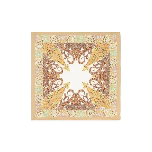 ETRO Шелковые шарфы Унисекс Желтый