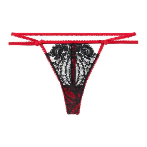 Victoria's Secret ADORE ME NEW! Enette STRING Panty Трусы Женские 1 Пачка Глубокий Черный Ворон