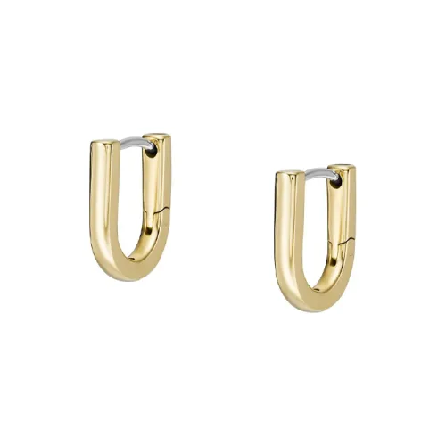 FOSSIL Нержавеющая сталь Серьги Женские Золото