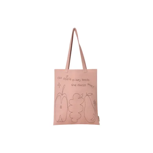 Puui Canvas Bag Shoulder Bag Women's Pink