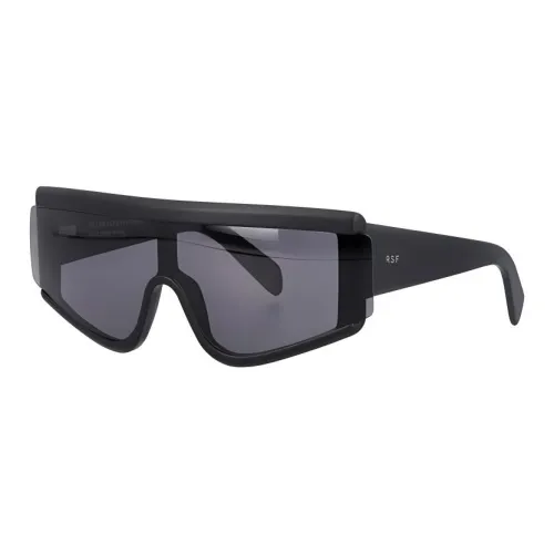 Retrosuperfuture Нерегулярная форма Солнцезащитные очки Мужской Черный