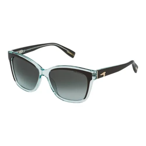 TRUSSARDI Ацетат Нерегулярная форма Солнцезащитные очки Женские Черный