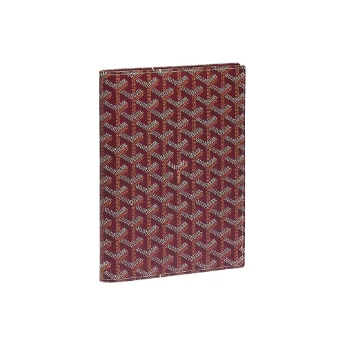 GOYARD Холст Телячья кожа Путешественный мешок для хранения Унисекс Бордовый