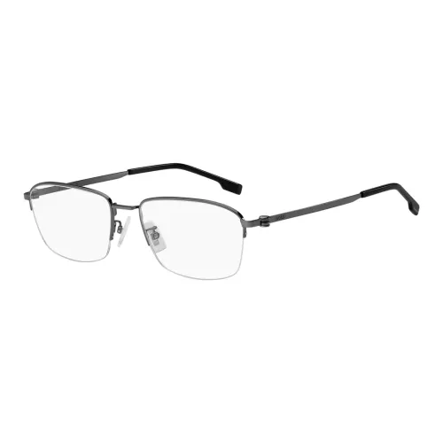 Hugo Boss Прямоугольные Оправы для очков Мужские Серые