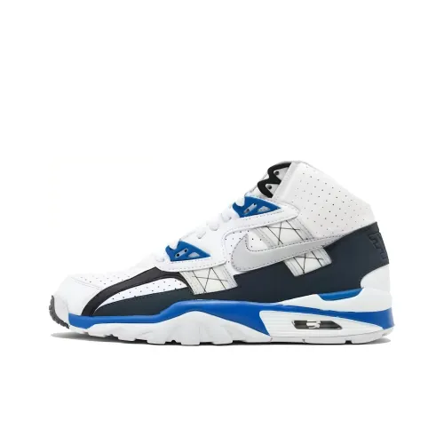 Nike Air Trainer SC Устойчивый к истиранию Дышащий MID Тренировочные кроссовки Унисекс Белый Черный