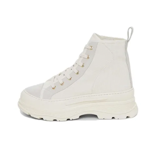 Dorothee Schumacher высокие кеды женские цвет сливочный