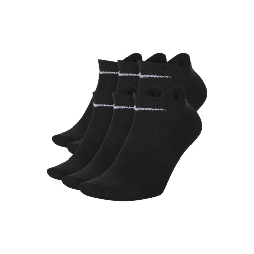 Низкие носки Nike унисекс 6 пар черные