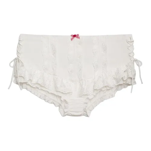 Victoria's Secret FOR LOVELEMONS Martha High Waist Корсет Bloomer WR Трусы Женские 1 Пачка Белый Розовый