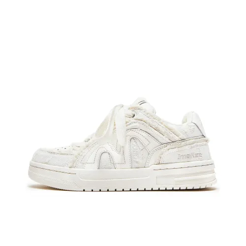 IMARSE Коллекция "M" Белые Кроссовки Устойчивые к Износу Дышащие Противоскользящие Низкий Топ