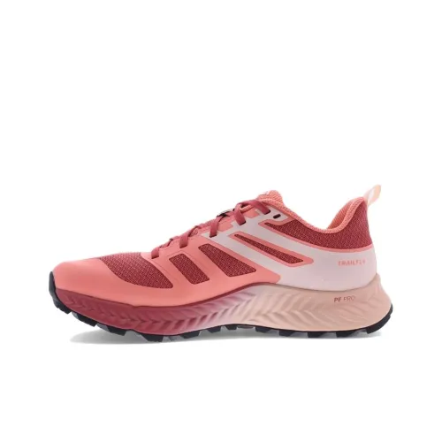 INOV 8 Нескользящие Легкие Низкие Кроссовки для Беговых Пути Женские Красно-розовые