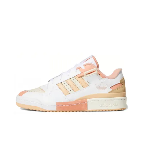 Adidas Originals FORUM Exhibit Low Скейтборд Кроссовки Unisex Белый Розовый