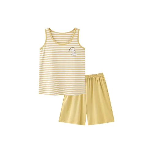 JinShaLa Pajama Комплект Женский Желтый