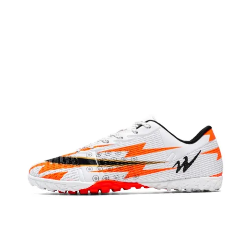 DOUBLE STAR 88 Футбольные бутсы Низкие Белые Оранжевые с шипами Унисекс