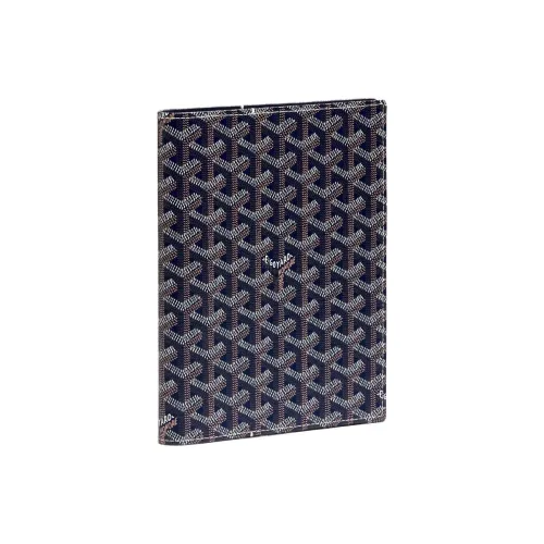 GOYARD Холст Телячья кожа Сумка для хранения Унисекс Темно-синий