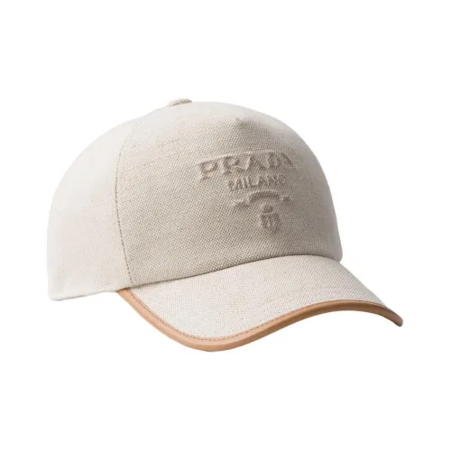 PRADA Ткань Кепки Женские Бежевый
