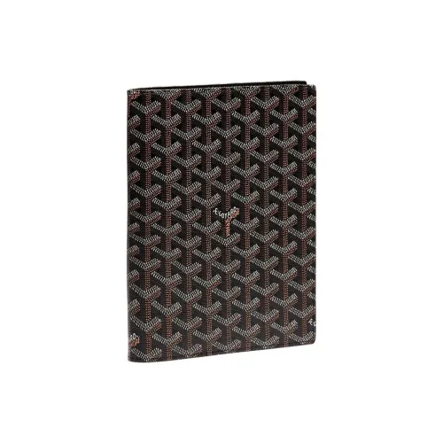 GOYARD Холст Телячья кожа Хранение Сумка Унисекс Черный