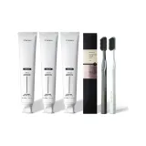 Зубная щетка*2 + Отбеливающая зубная паста Longjing зеленый чай 100 г*3