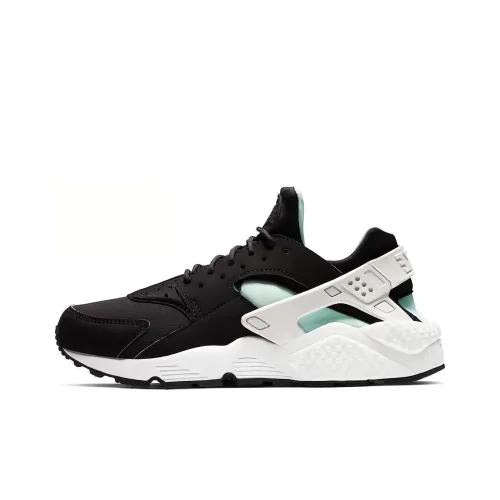 Nike Air Huarache Амортизация Износостойкие Низкие Кроссовки для Бега Женские Черный Белый