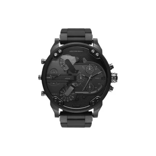 DIESEL Кварцевый механизм Мужские THE DADDIE Часы 57мм*14мм*57мм Черный