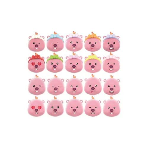 TOP TOY x Zanmang Loopy Little Beaver Zanmang Loopy Mini Emoji Collection Adorable Шапка-бини Слепые пакеты