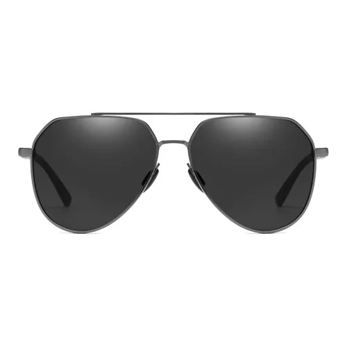 Thunder Pailong Сплав Aviators Солнцезащитные очки Унисекс Черный Серый Металл Золото