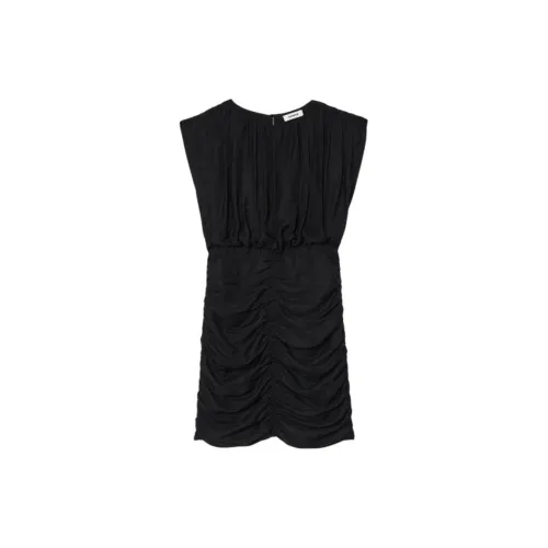 Sandro Без рукавов Платье Женское Черное