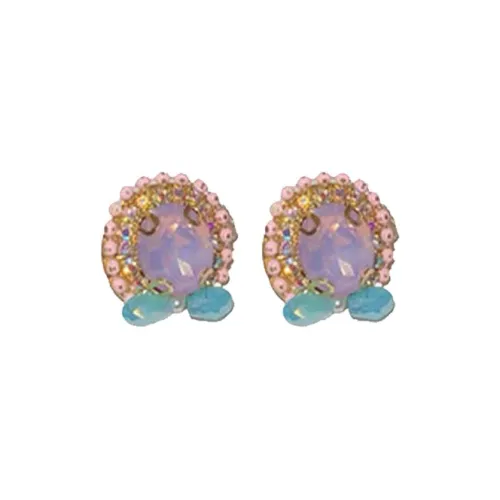 FEO Капля Глазурь Серьги-гвоздики Женские