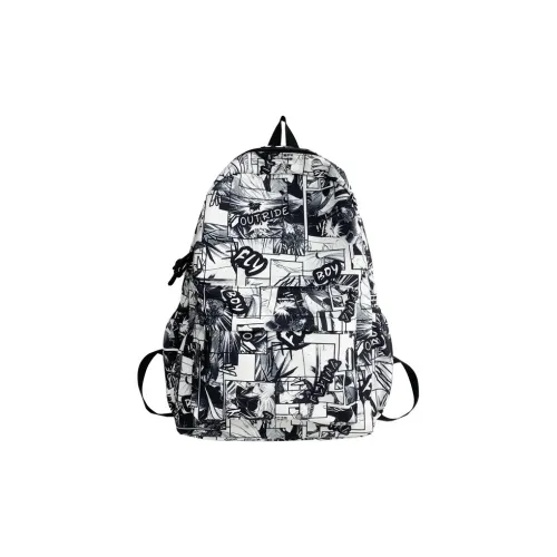 S.REPHEN Композитная ткань Рюкзак Стандартный Унисекс Черный