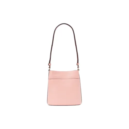 Kate Spade Сумка-ведро из кожаной галечницы сумка через плечо женская персиково-розовая
