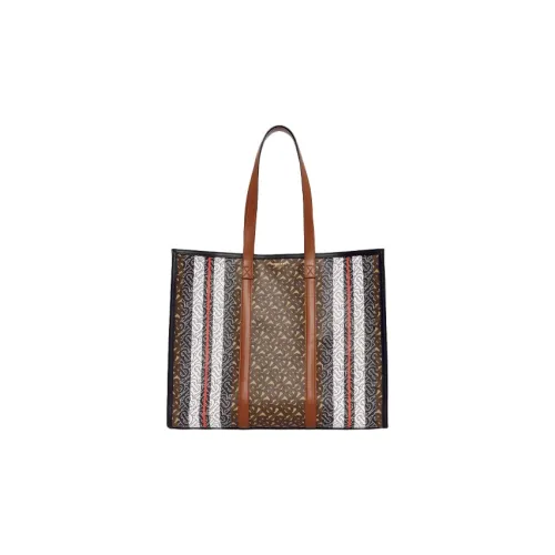 Burberry Monogram Cotton Bag Crossbody Bag Large Unisex Brown Брэдбери Монограмма Хлопок Сумка через плечо Большая Унисекс Коричневый