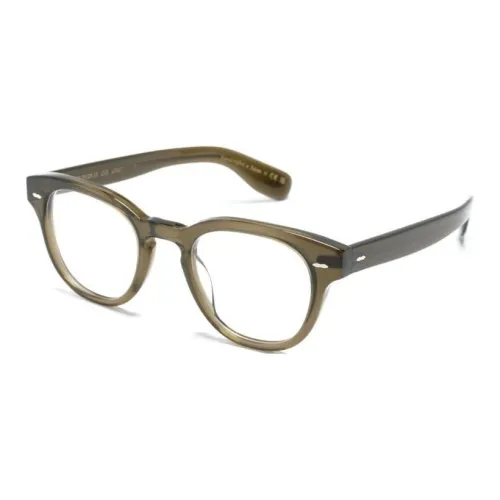 Oliver Peoples Ацетат Круглые Оправы для очков Унисекс Серый