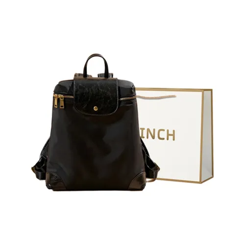 BRINCH Оксфорд Рюкзак Стандартный Женские Черный Золото Зеленый