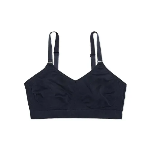 Victoria's Secret CURVY Couture Гладкий Бесшовный Comfort Беспроводной Бюстгальтер Черный Бюстгальтер Женские Черный