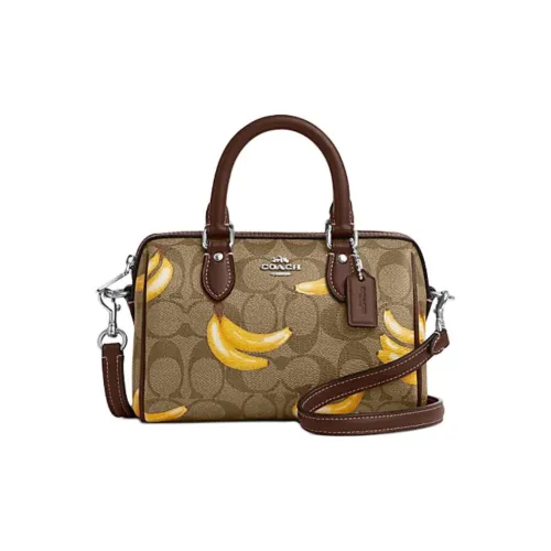 COACH Сумка из искусственной кожи сумка через плечо маленькая унисекс коричневый