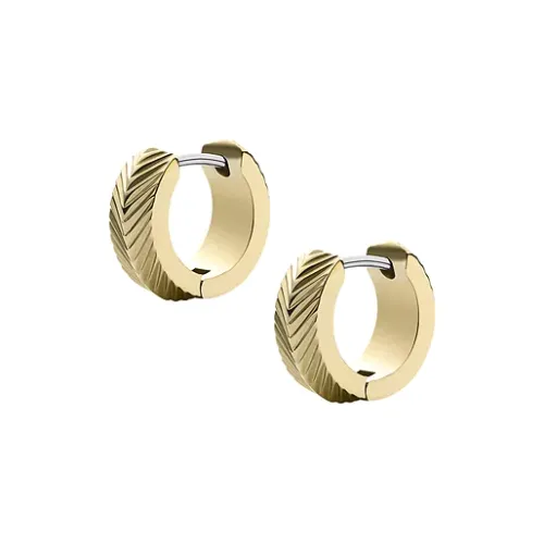 FOSSIL Нержавеющая сталь Серьги Женские Золото