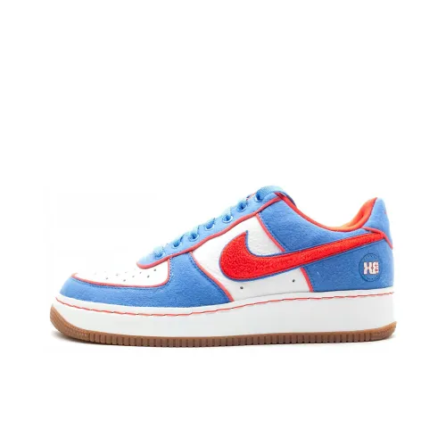 Nike Air Force 1 Supreme I O 'Bronx' Покрытие Slip-Resistant Низкий Топ Скейтбординг Кроссовки Мужские Синий Красный Белый