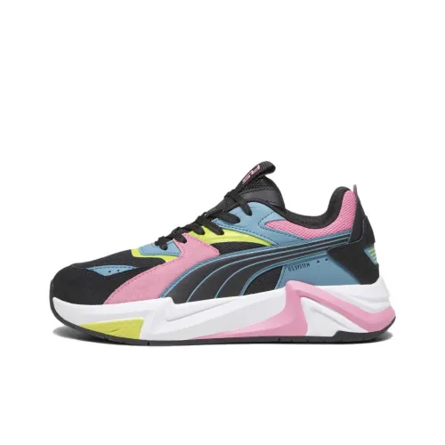 PUMA RS Z RS Pulsoid Low Топ Повседневная обувь Женская Розовый Черный Синий