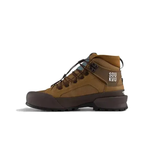 THE NORTH FACE GLENCLYFFE Альпинистские и туристические ботинки MID Топ Коричнево-желтый Мужской