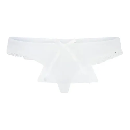 Victoria's Secret ADORE ME Новый! Нижнее белье для невесты с кружевным стрингом 1 упаковка яркий белый