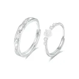 Белый цвет, камелия, пара, кольцо