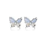 Серьги-гвоздики "Dream Butterfly" [Синий]