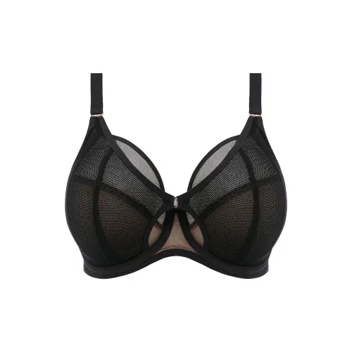 Victoria's Secret ELOMI Kintai Подкладочный Бюстгальтер с Укреплением и Глубоким Врезкой Женский Черный