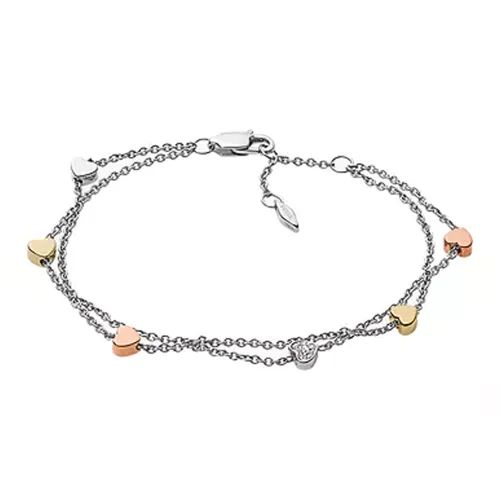 FOSSIL Нержавеющая сталь Браслеты Женские Серебристый