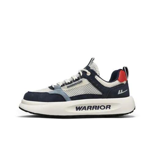 Warrior Скейтборд Кроссовки Низкие Бежевые Темно-Синие Мужские