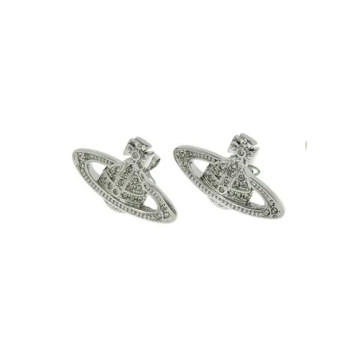 Вивьен Вествуд Mini Bas Relief Металлические Серьги Женские