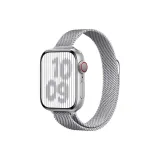 Серебряный - Миланский магнитный ремешок [тонкий]