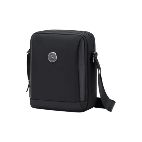 OIWAS Сумка через плечо большая унисекс черная