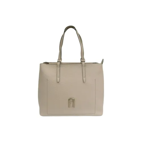 Furla Primula Кожа Тоут Сумка Сумка для покупок Сумка Большая Женская Светлый Умбра