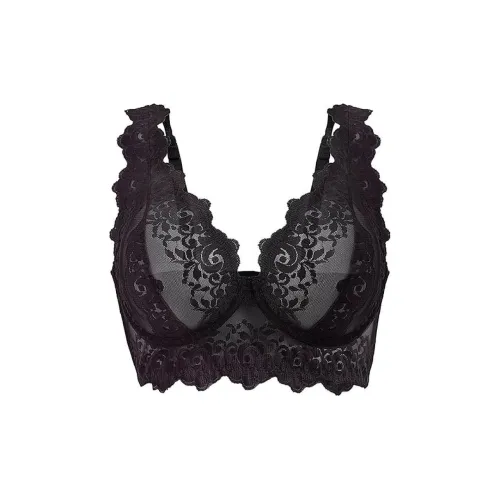 Victoria's Secret LEONISA Корректирующий бюстгальтер Прозрачное кружево Подкладка-мультиформ Бюстгальтер Женский Черный